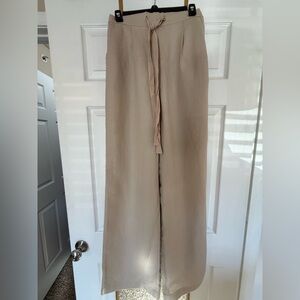Target/A New Day Linen Drawstring pants with pockets.